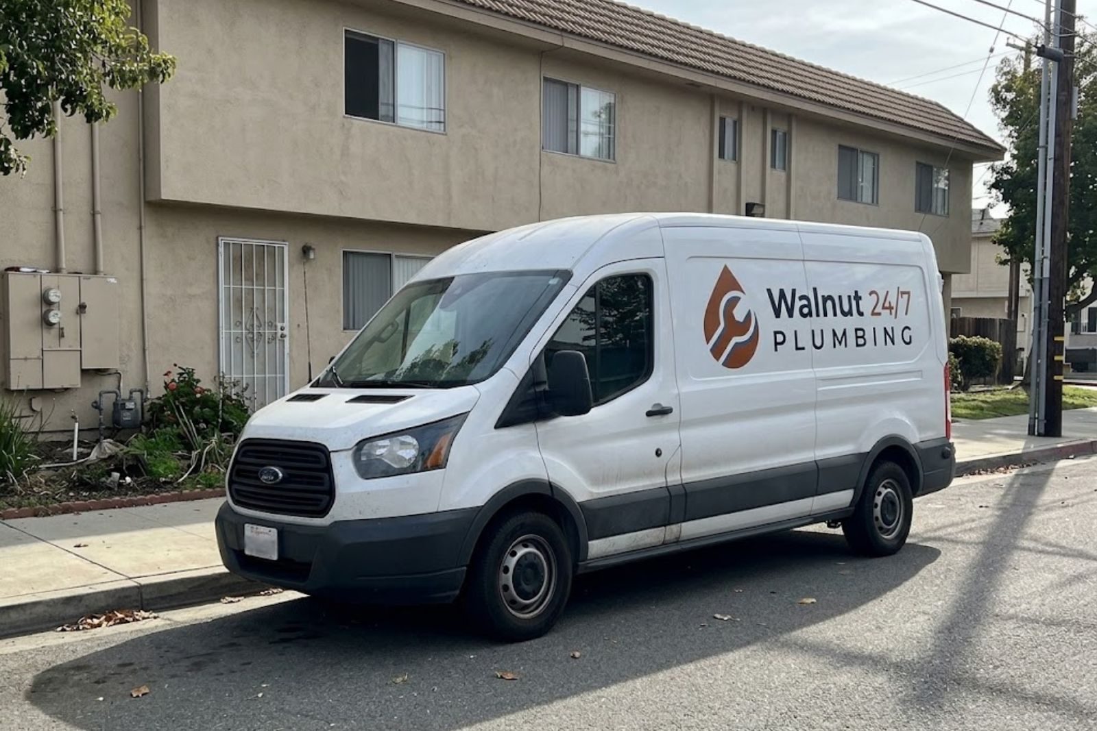 Walnut 24/7 Plumbing service vehicle